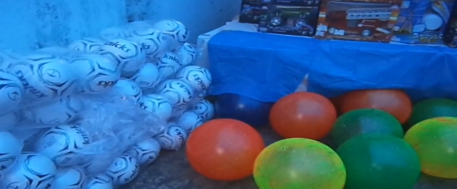 Vídeo antigo festa das crianças.